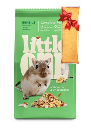 Купить little one Сухой корм для песчанок + бисквит в подарок