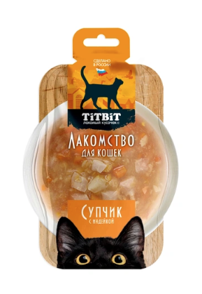Купить titbit Лакомый кусочек лакомство для кошек, Супчик с индейкой