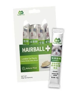 Paddy time Hairball control функциональное лакомство-пюре для кошек и котят на основе курицы