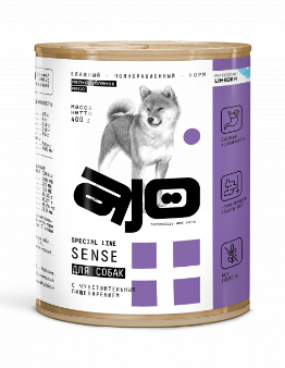 AJO Dog SENSE консервы для собак с чувствительным пищеварением