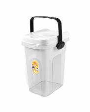 Stefanplast Прозрачный контейнер для корма для собак и кошек, белый