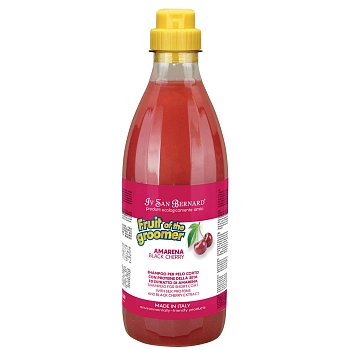 Iv San Bernard Fruit of the Grommer Black Cherry Шампунь для короткой шерсти с протеинами риса для собак и кошек