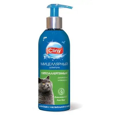 Купить cliny шампунь для кошек "Гипоаллергенный"