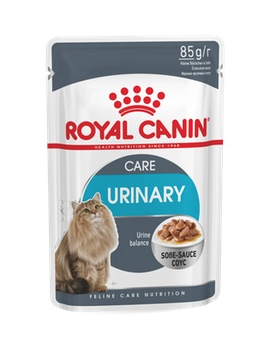 Купить royal canin urinary care Влажный корм для кошек в соусе (пауч)