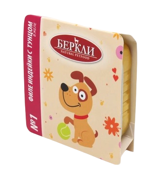 Купить berkley №1 влажный корм для собак, филе индейки с тунцом в желе (ламистер)