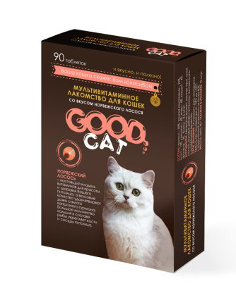 Купить good cat Мультивитаминное лакомcтво для кошек "Норвежский лосось"