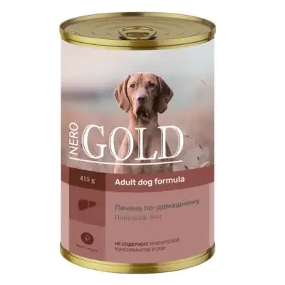 Купить nero gold super premium консервы кусочки в желе для собак "печень по-домашнему", (home made liver)