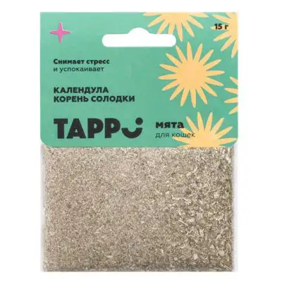 Купить tappi Лакомства для котят и кошек мята кошачья с календулой и корнем солодки в пакете