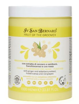 Iv San Bernard Fruit of the Grommer Ginger&Elderbery маска восстанавливающая с противовоспалительным эффектом для собак и кошек