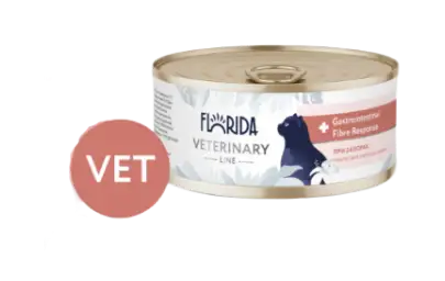 Купить florida vet gastrointestinal fibre response, консервы для взрослых кошек при запорах