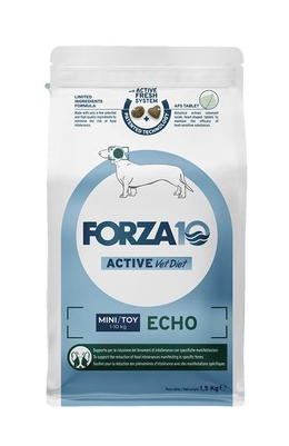 Купить forza10 active vetdiet echo mini/toy сухой диетический корм для взрослых собак мелких пород, при аллергии и непереносимости органов слуха