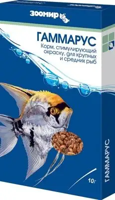 Купить ЗООМИР Гаммарус корм для рыб, рептилий, земноводных, птиц, коробка