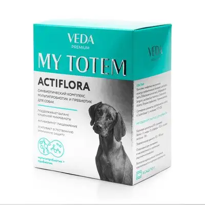 Купить Веда my totem actiflora мультивитаминный комплекс для собак