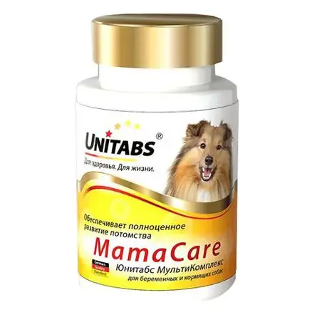 Купить unitabs mamacare c b9 мультивитаминный комплекс для беременных собак
