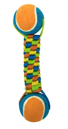 Купить petpark игрушка для собак Плетенка с двумя теннисными мячами