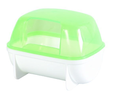 Homepet купалка для мелких грызунов пластиковая зеленая