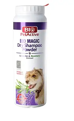 BioPetActive сухой шампунь Bio Magic Powder для собак с экстрактом Лаванды и Розмарина