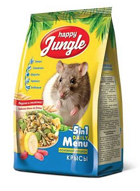 Happy Jungle Сухой корм для декоративных крыс