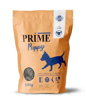 Prime Puppy Small сухой корм для щенков мелких пород с ягненком