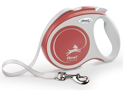 Flexi Comfort Plus рулетка ремень для собак, персиковый