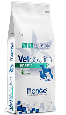Monge VetSolution Dog Diabetic сухой корм для взрослых собак всех пород при сахарном диабете