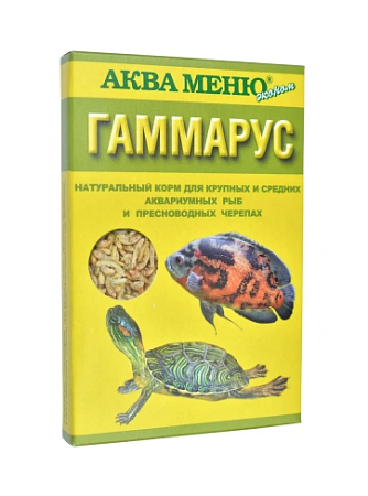 Купить Аква Гаммарус корм для крупных и средних аквариумных рыб