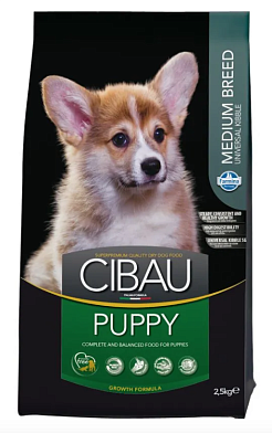 Farmina Cibau Puppy Medium сухой корм для щенков средних пород с курицей
