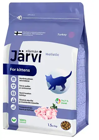 Купить jarvi сухой полнорационный корм для котят с индейкой срок до 29.11.26