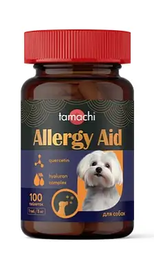 TAMACHI Allergy Aid Витамины для собак мелких пород от аллергии