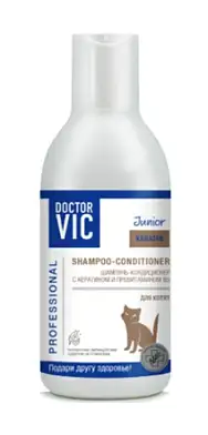 Doctor Vic шампунь для котят с кератином и провитамином b5