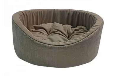 HOMEPET Indigo mocco лежак коричнево-золотистый для собак и кошек 