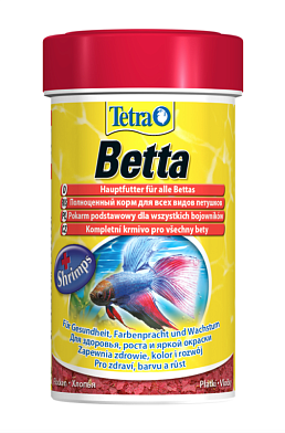 Tetra Betta корм для петушков и лабиринтовых рыб, в хлопьях