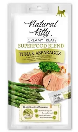 Купить pettric natural kitty Лакомства для кошек крем-суп для кошек тунец и спаржа