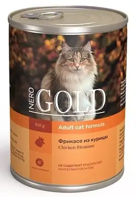 Nero Gold консервы для кошек «Фрикасе из курицы» в желе