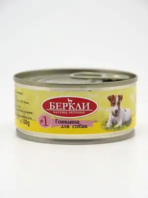 Berkley консервы для собак с говядиной LOCAL