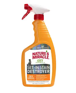 Nature's Miracle Cat Oxy Formula спрей уничтожитель пятен и запахов окси-формула для кошек