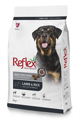 Reflex Adult Dog Food Lamb & Rice сухой корм для собак, с ягненком и рисом