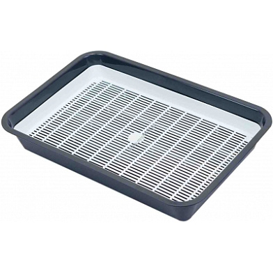 HOMECAT туалет для кошек с сеткой серый