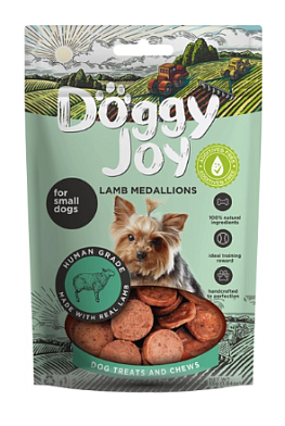 DOGGY JOY лакомство для собак мелких пород, медальоны из баранины