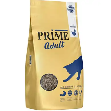 Prime Adult сухой корм для взрослых кошек, с курицей
