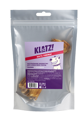 KLATZ! лакомство для взрослых собак всех пород "Кость говяжья" L половина