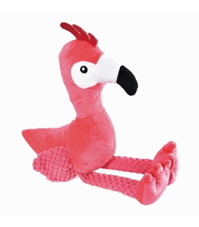 Купить homepet игрушка для собак фламинго, с пищалкой и шуршащим эффектом, плюш