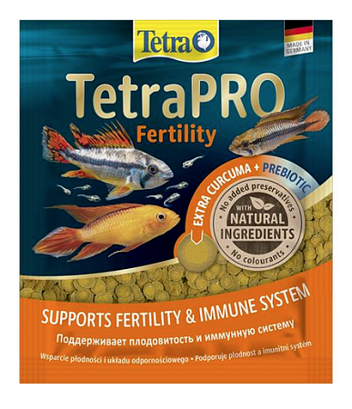 Купить tetra tetrapro fertility multi-crisps Корм с куркумой для поддержания репродуктивных функци рыб