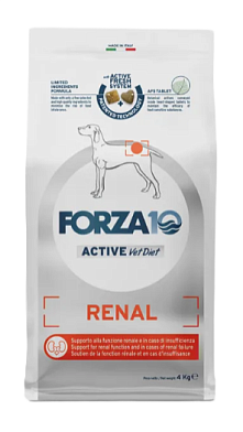 Forza10 Active VetDiet RENAL all size сухой диетический корм для взрослых собак всех пород, при хронической почечной недостаточности