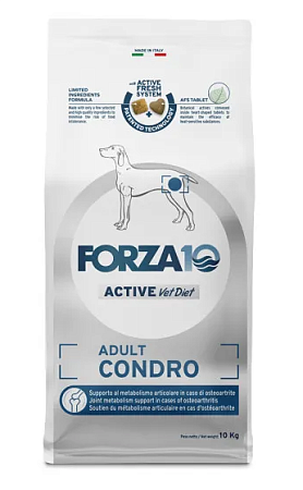 Купить forza10 active vetdiet adult condro all size сухой диетический корм для взрослых собак всех пород, при проблемах опорно-двигательного аппарата