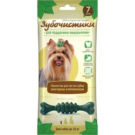 Купить Зубочистики лакомство для собак мелких пород мятные, 7шт
