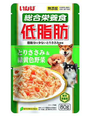 Inaba Teishibo влажный корм для взрослых собак, с куриным филе и овощами в желе (пауч)