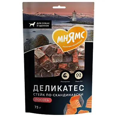Мнямс лакомство для собак Стейк по-скандинавски