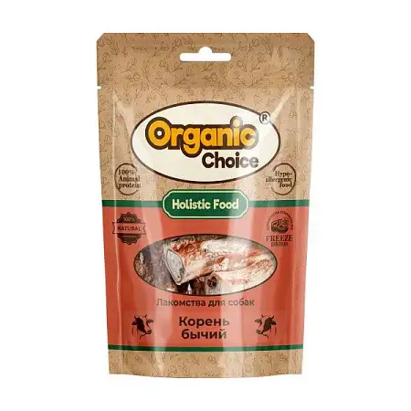 Купить organic Сhoice лакомство для собак корень бычий