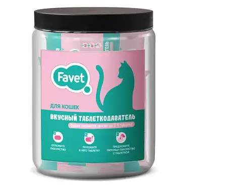 Купить favet Вкусный таблеткодаватель для кошек 